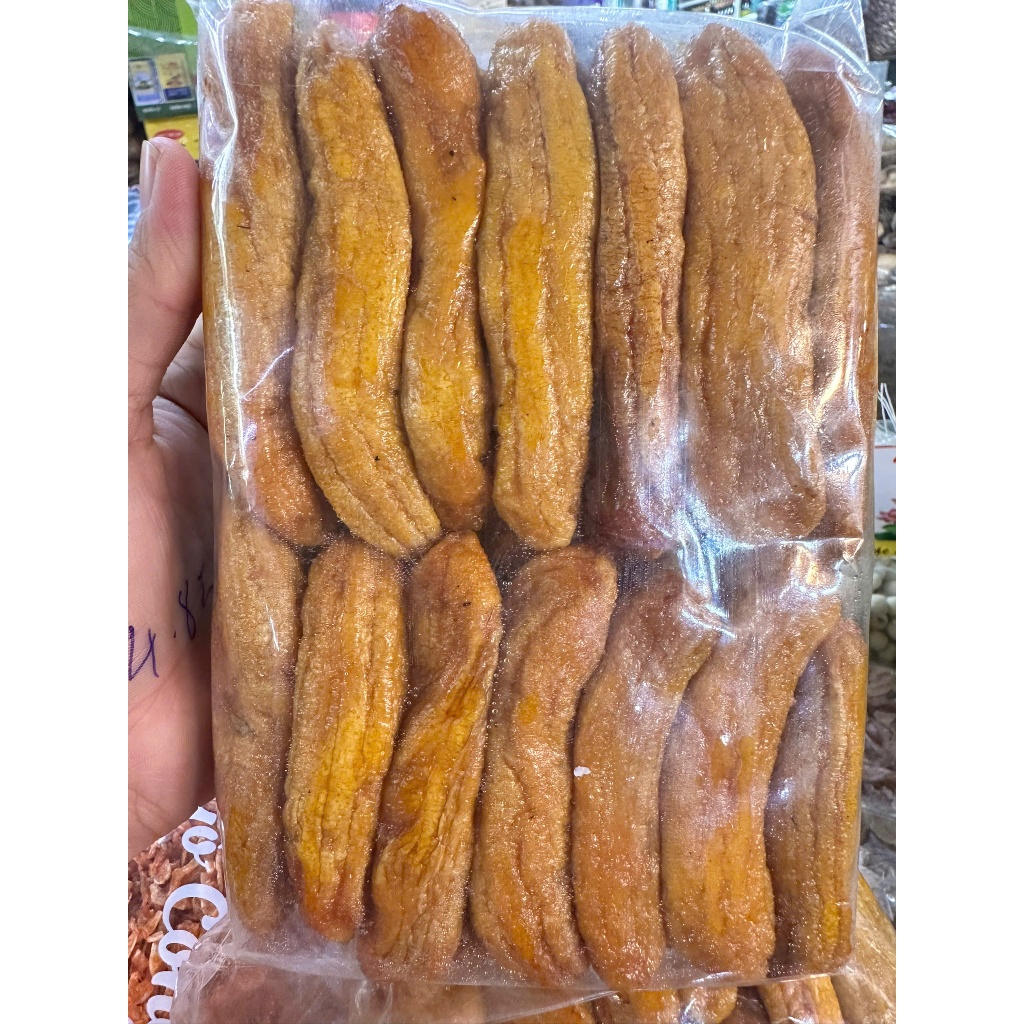 Chuối sấy dẻo Đà Lạt - Chuối nguyên trái sấy dẻo - Ăn Vặt Denfood