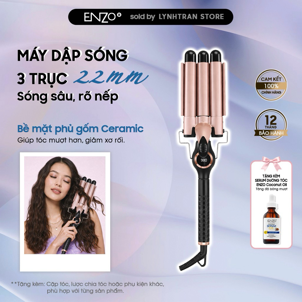 Máy Dập Sóng 3 Trục 22mm Enzo®️Chính hãng giá tốt