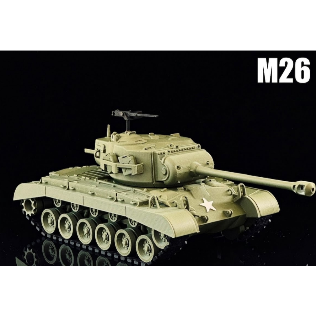Mô Hình Xe Tăng M26 Pershing Tỉ Lệ 1:35 In 3D Chi Tiết Cao Mô Hình Tank Quân Sự Sưu Tầm