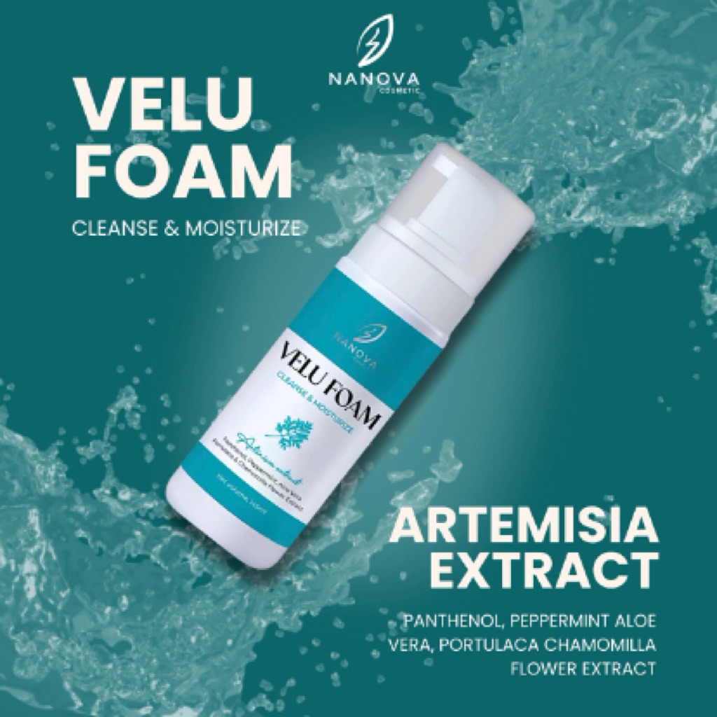 SỮA RỬA MẶT DA DẦU VELU FOAM 150ml NANOVA