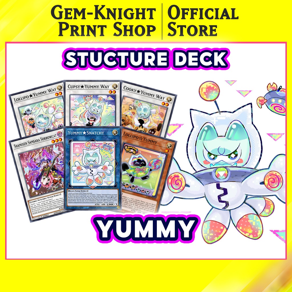 [Bài In] Bộ bài Yugioh - Structure Deck: Yummy Deck