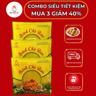 Bánh Chả Ram Combo3 gói Bánh Chả Ram,Bánh Cuốn Nem Giòn Dai,Vàng Óng