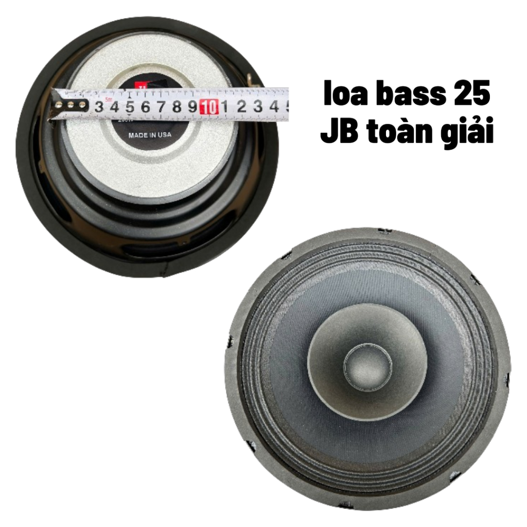 Loa Bass 25 JB. L TOÀN DẢI nhập khẩu nguyên chiếc coil 51 lời cực hay - GIÁ 1 CỦ