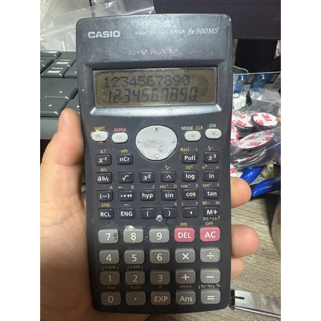 Thanh lý hàng đã qua sử dụng máy tính Casio Fx 95Ms ,FX 500MS, Fx 570 VN EX Plus