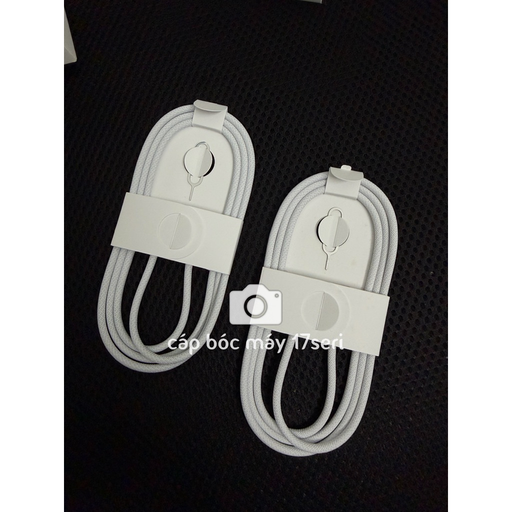 [Ảnh thật] Dây cáp 17seri ZIN bóc máy Type C-C (15-16-17seri)