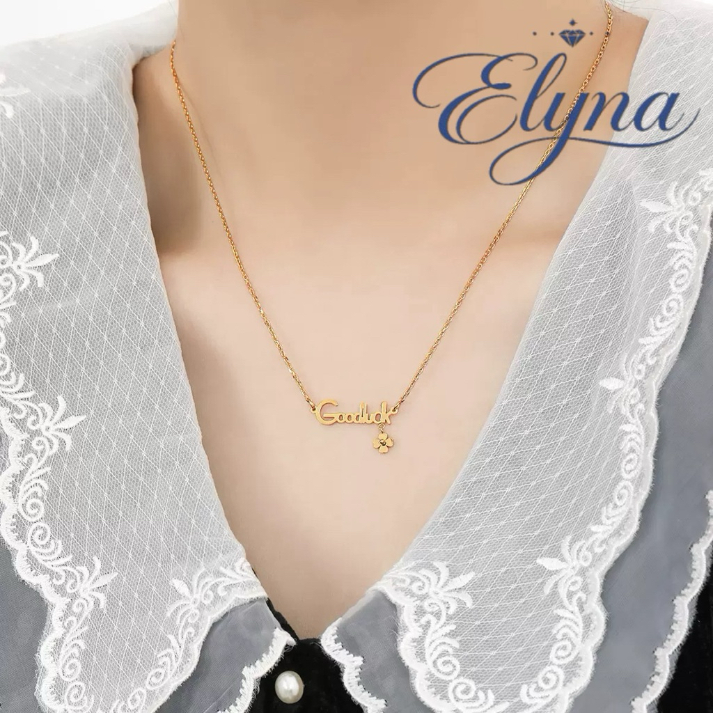 Dây Chuyền Titan Không Đen Gỉ Lucky Thời Trang |Elyna Jewelry