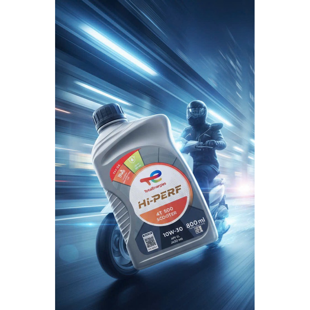 Nhớt xe tay ga Total 500 SC 10W30 0.8L
