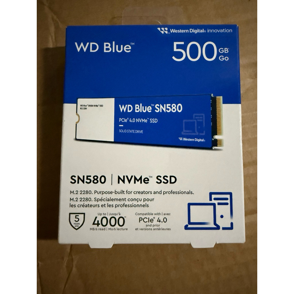 SSD NVMe 500GB WD