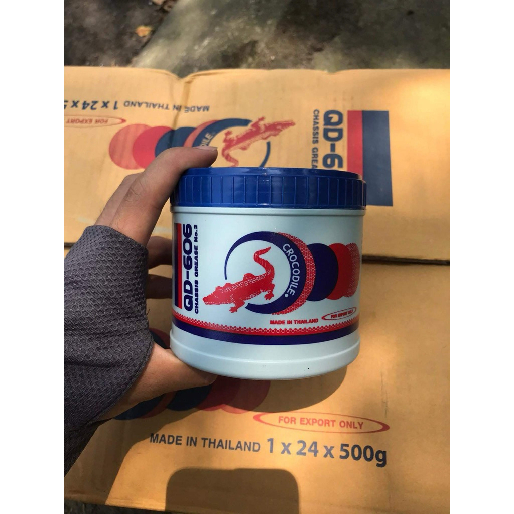 Mỡ Cá Sấu QD-606 Có Chỉ : lon 500g