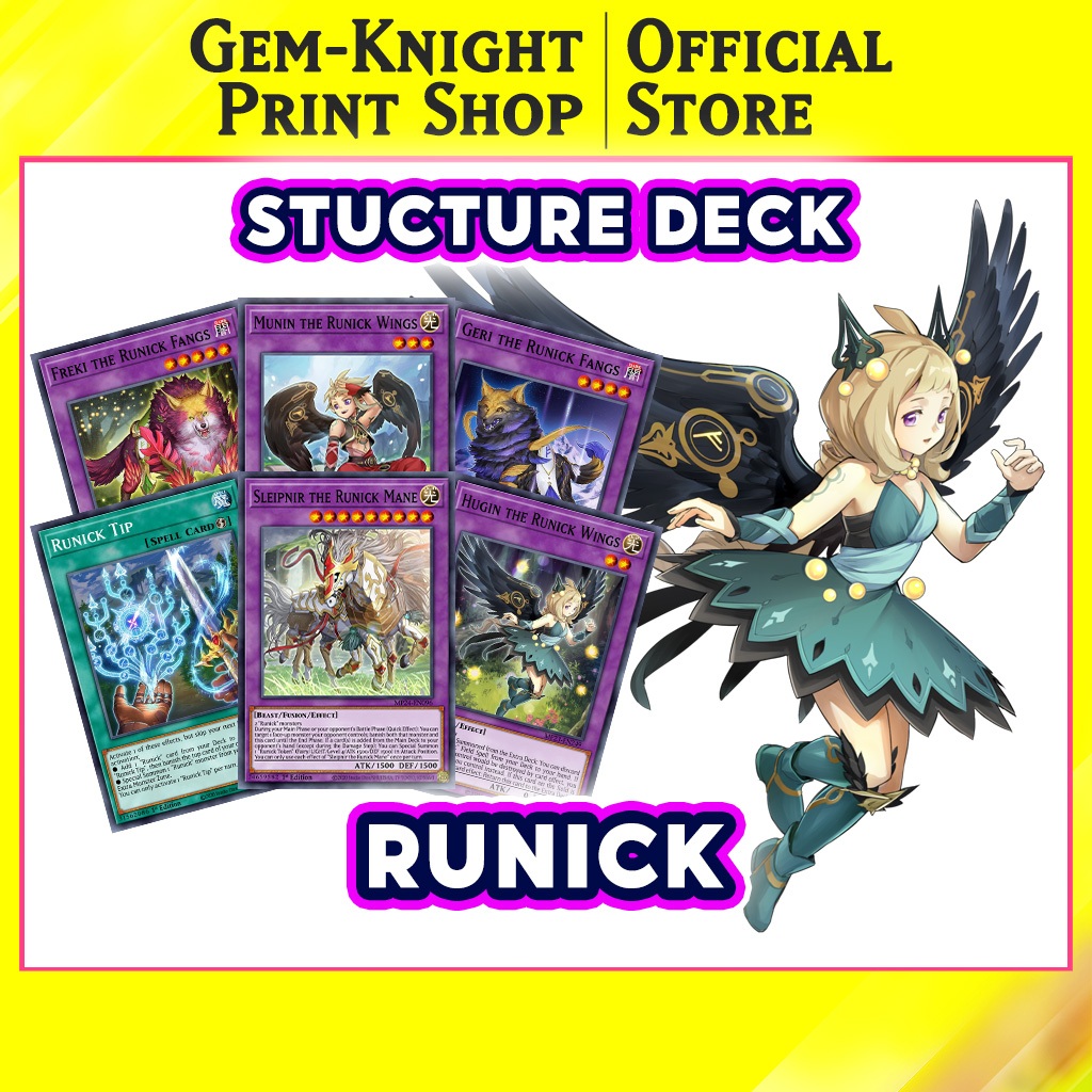 [Bài In] Bộ bài Yugioh - Structure Deck: Runick Deck