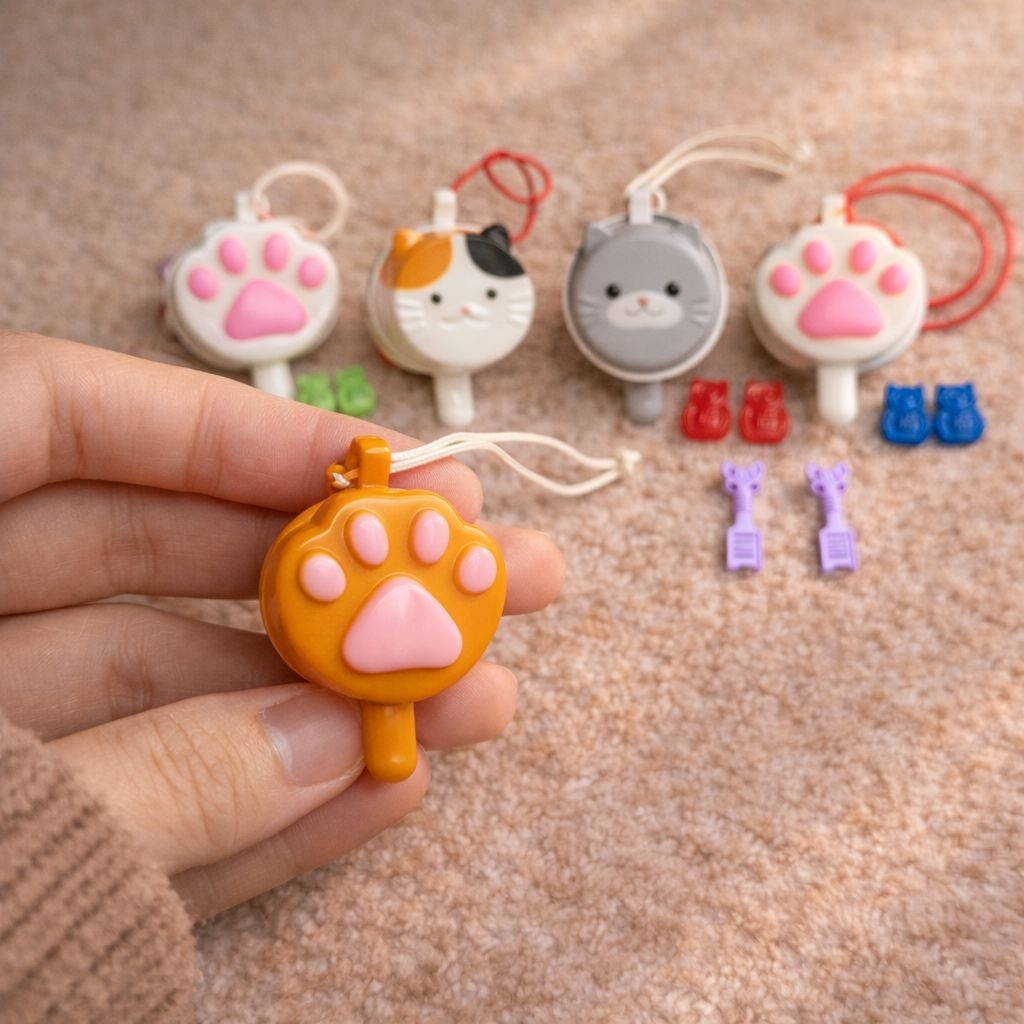 Móc khóa lucky cat và charm Uchideno Nyan Koduchi