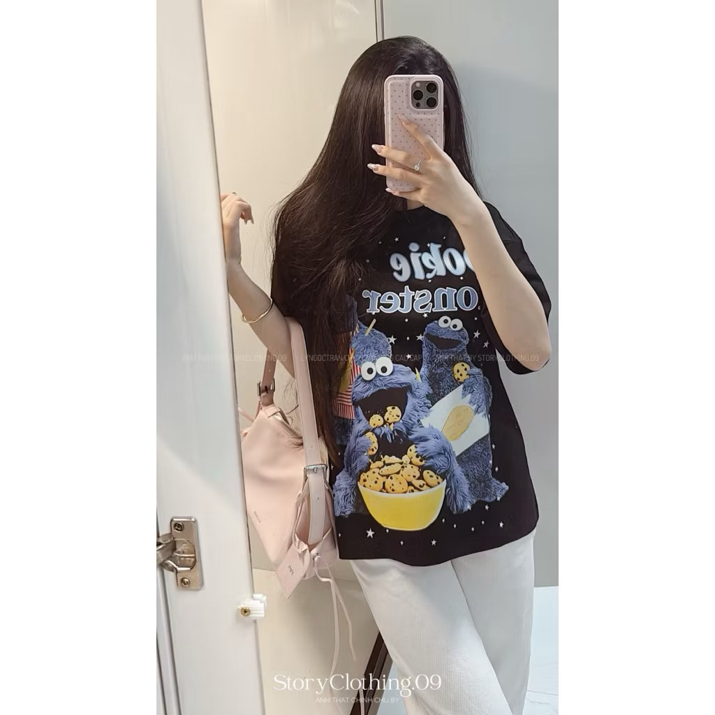 ÁO THUN MONSTER COOKIE HÌNH IN TO