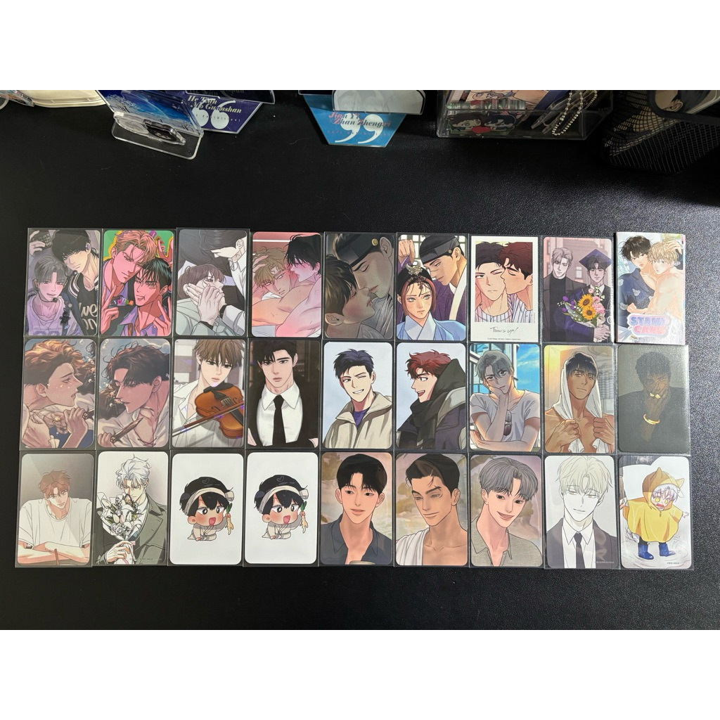 Poster ảnh in pc card lezhin bomtoon boylove manhwa checkmate dạ ký ranh giới mùi hương hoa hồng và 