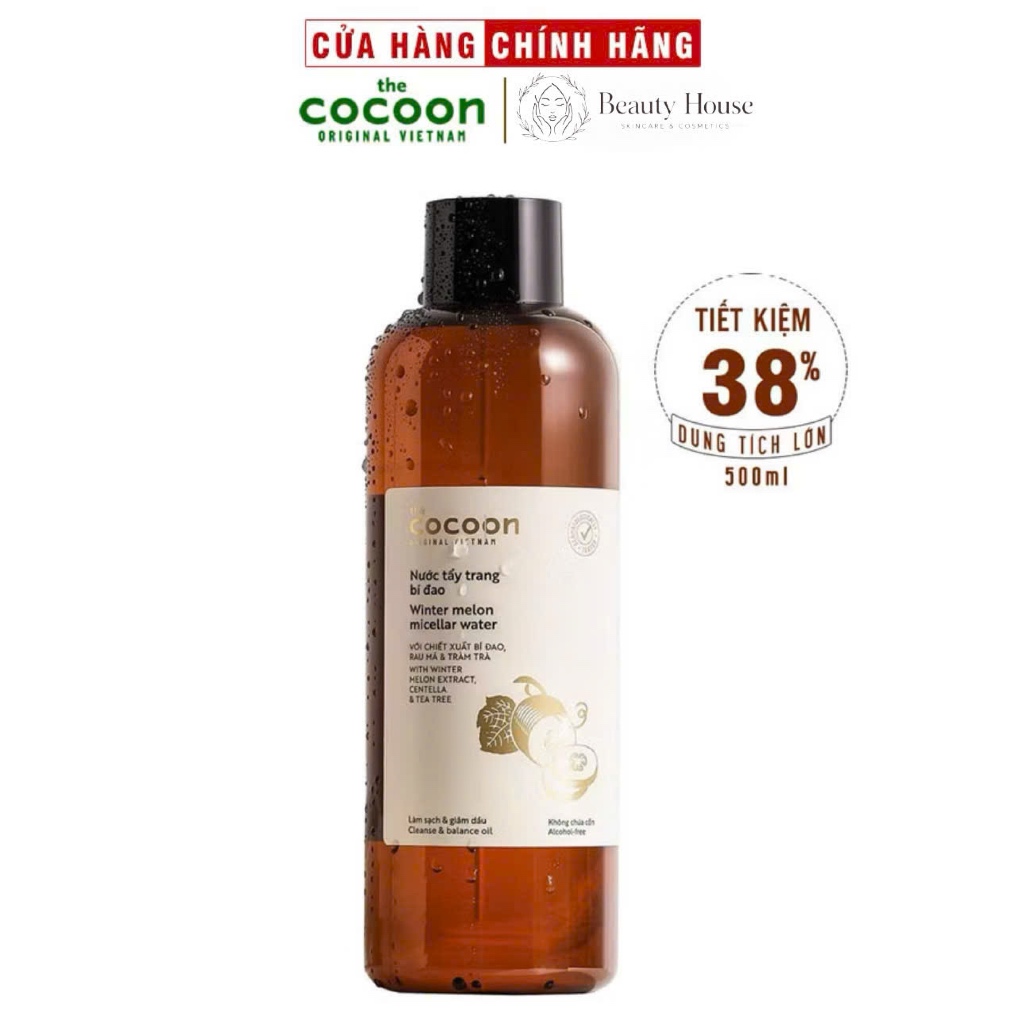 Nước Tẩy Trang BíĐao Cocoon – Tẩy Trang Cho Da Dầu Mụn Dịu Nhẹ