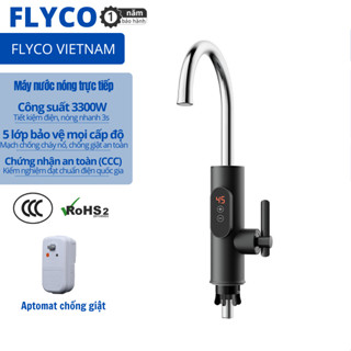2026 Flyco Vòi Máy Điện Làm Nước Nóng Lạnh Trực Tiếp Gắn Chậu Rửa Bát  (có van xả áp) Nhựa ABS  -BH 1 năm