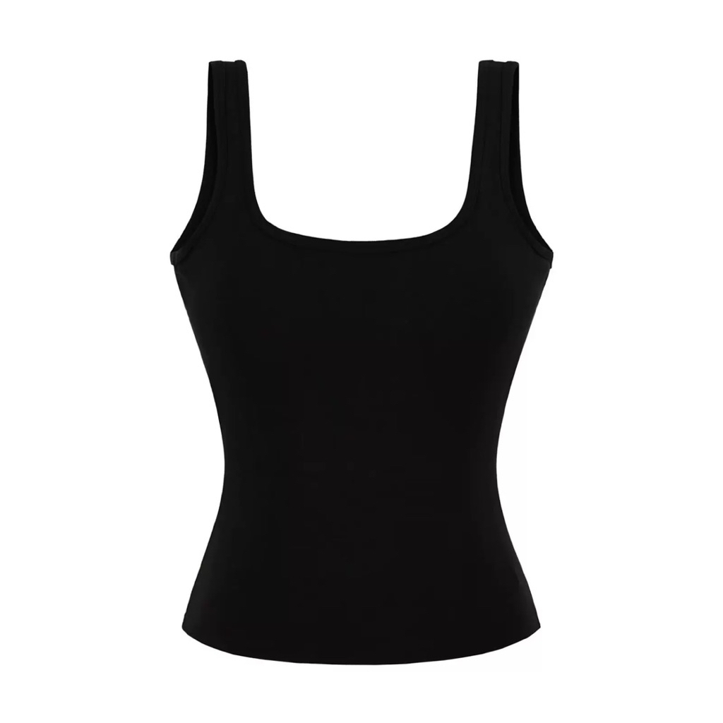 Áo Ba Lỗ Dây To , Áo 2 dây bản to cổ vuông màu trơn (Có bigsize) BL20 | BigBuy360 - bigbuy360.vn