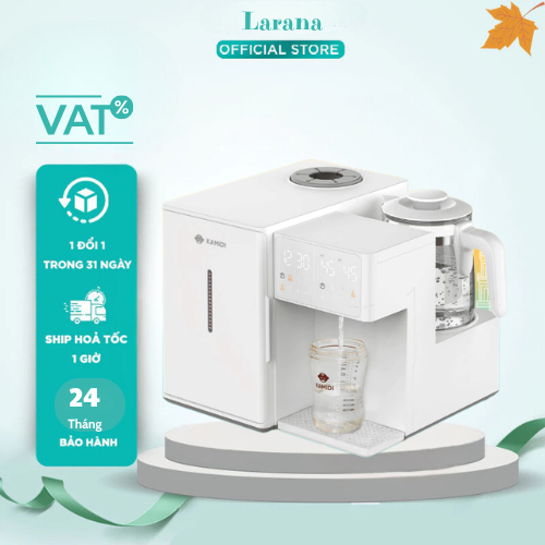 Máy Tiệt Trùng Bình Sữa UV Kamidi Lux 2 Tích Hợp Đun Nước Lắc Sữa Lấy Nước Tự Động