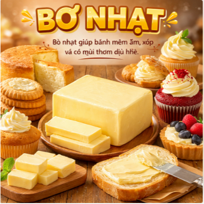 Bơ nhạt làm bánh, kẹo....1KG