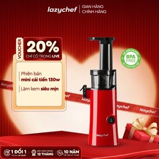 Máy Ép Chậm Lazychef mini 130W  - Máy Làm Kem Hoa Quả, Máy Ép Trái Cây