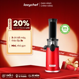Máy Ép Chậm Mini 3S Lazychef - Máy Ép Trái Cây, Máy Làm Kem Hoa Quả, Tháo Lắp 3s, Công Nghệ Ép Lạnh