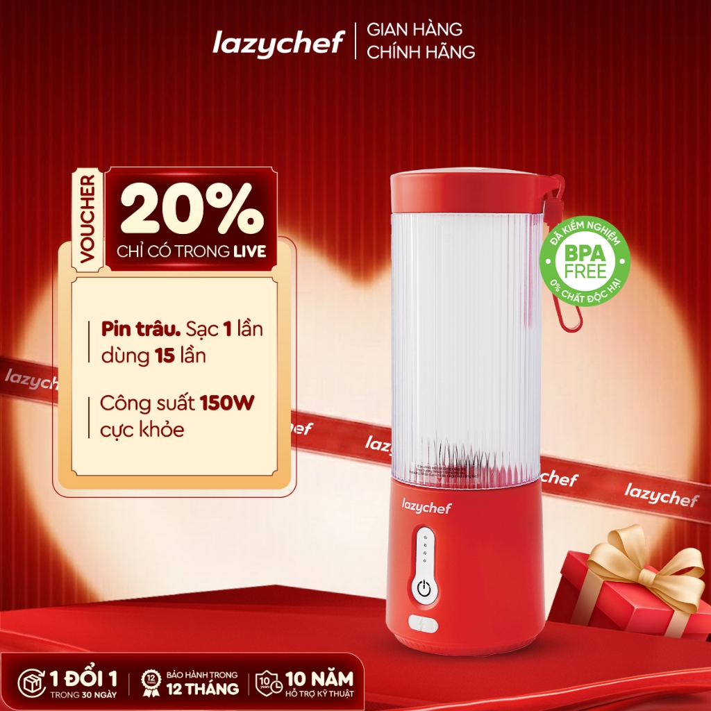 Máy Xay Sinh Tố Lazychef 3in1 450ml