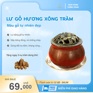 Lư Xông Nụ Trầm Gỗ hương đá Mẫu Đẹp Phù Hợp Mọi Không Gian, Xông Nhà, Tẩy Uế, Thờ Cúng Gia Tiên
