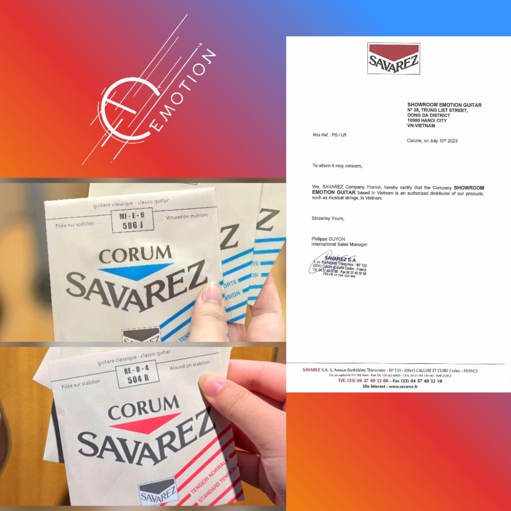 [Dây lẻ] Dây nilon bộ Bass lẻ cho đàn guitar classic Savarez