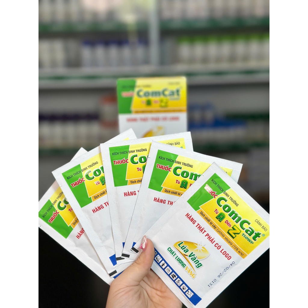 HỘP 10 GÓI COMCAT AZ CTY LÚA VÀNG GÓI 7.55GR