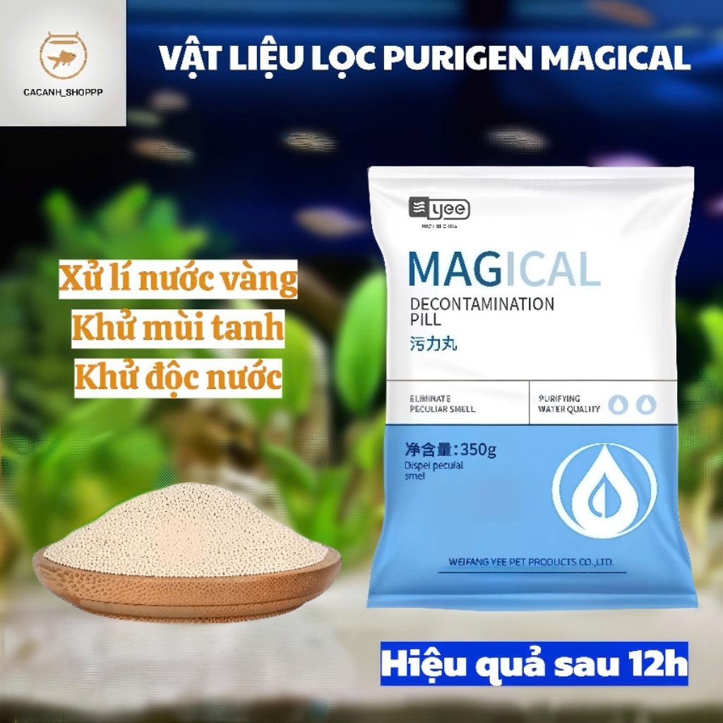 Hạt Lọc Purigen - Vật Liệu Lọc - xử Lý Nước Vàng Nước Đục - Giúp Làm Trong Nước Và Khử Mùi Nước