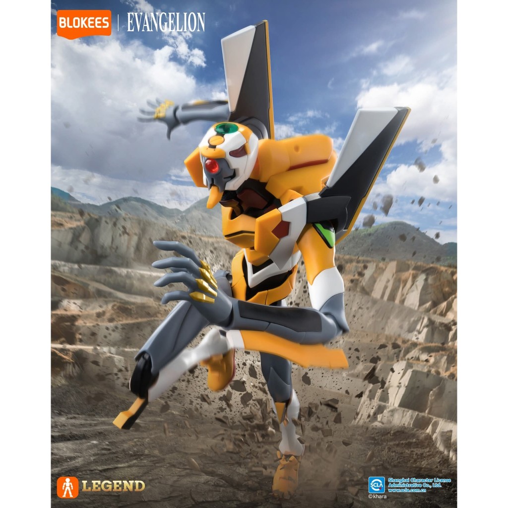 [Hàng sẵn - hỏa tốc] Mô hình Blokees  EVA00 Neon Genesis Evangelion Model Kit + tặng kèm 1 mini fig 