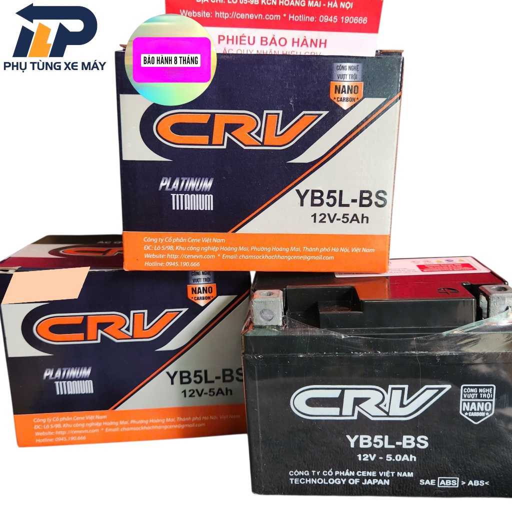 BÌNH 12V-5AH XE FUTURE FI/SIRIUS FI/AB 110CC/VISION 110CC/WAVE S/ EXCITER - CÔNG NGHỆ NHẬT