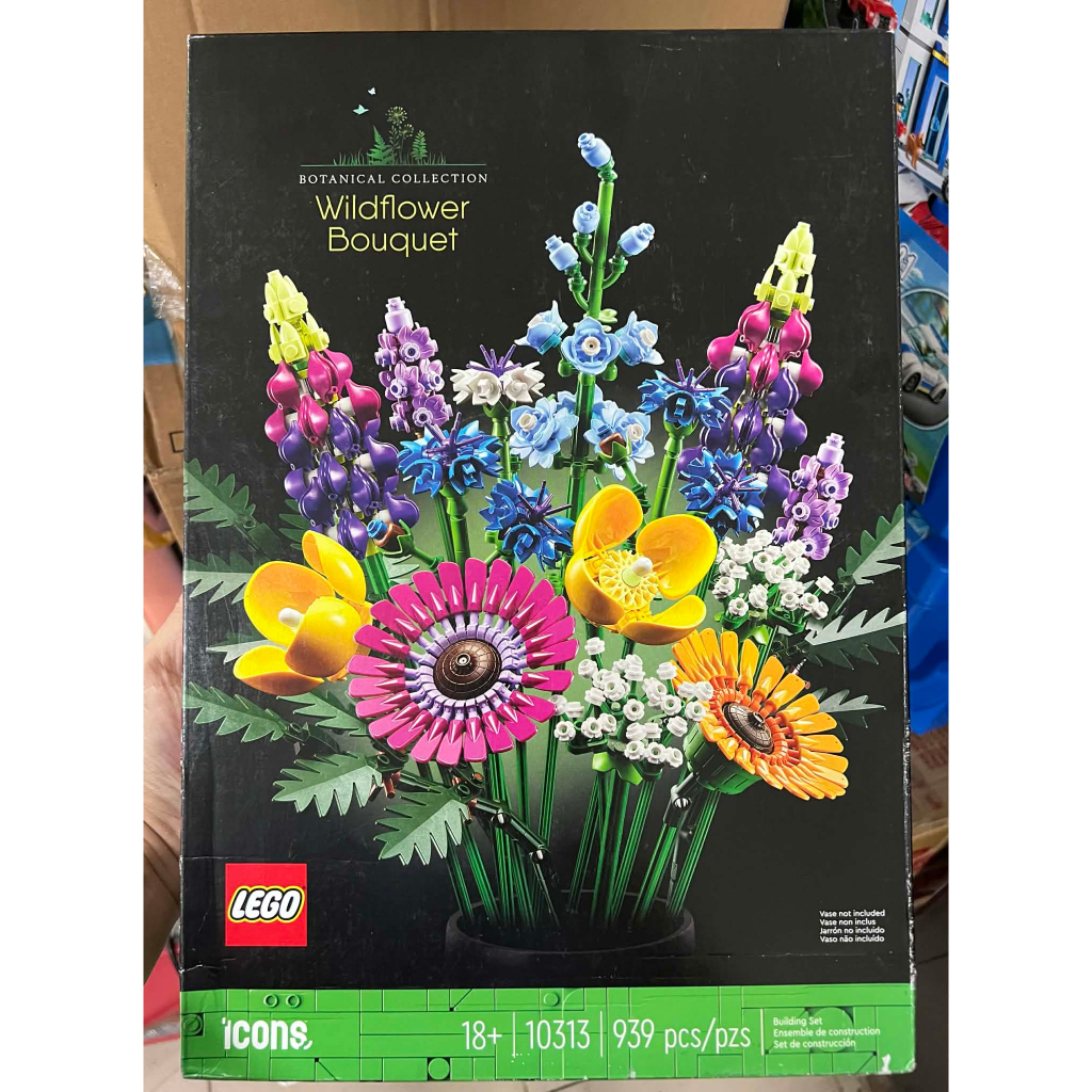 Bộ lắp ráp LEGO Icons Wildflower Bouquet (Bó Hoa Dại) 10313