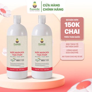 Nước Ngâm Rau Củ Quả Sinh Học Fuwa3e Combo 2 Chai Loại Bỏ Hóa Chất Bụi Bẩn
