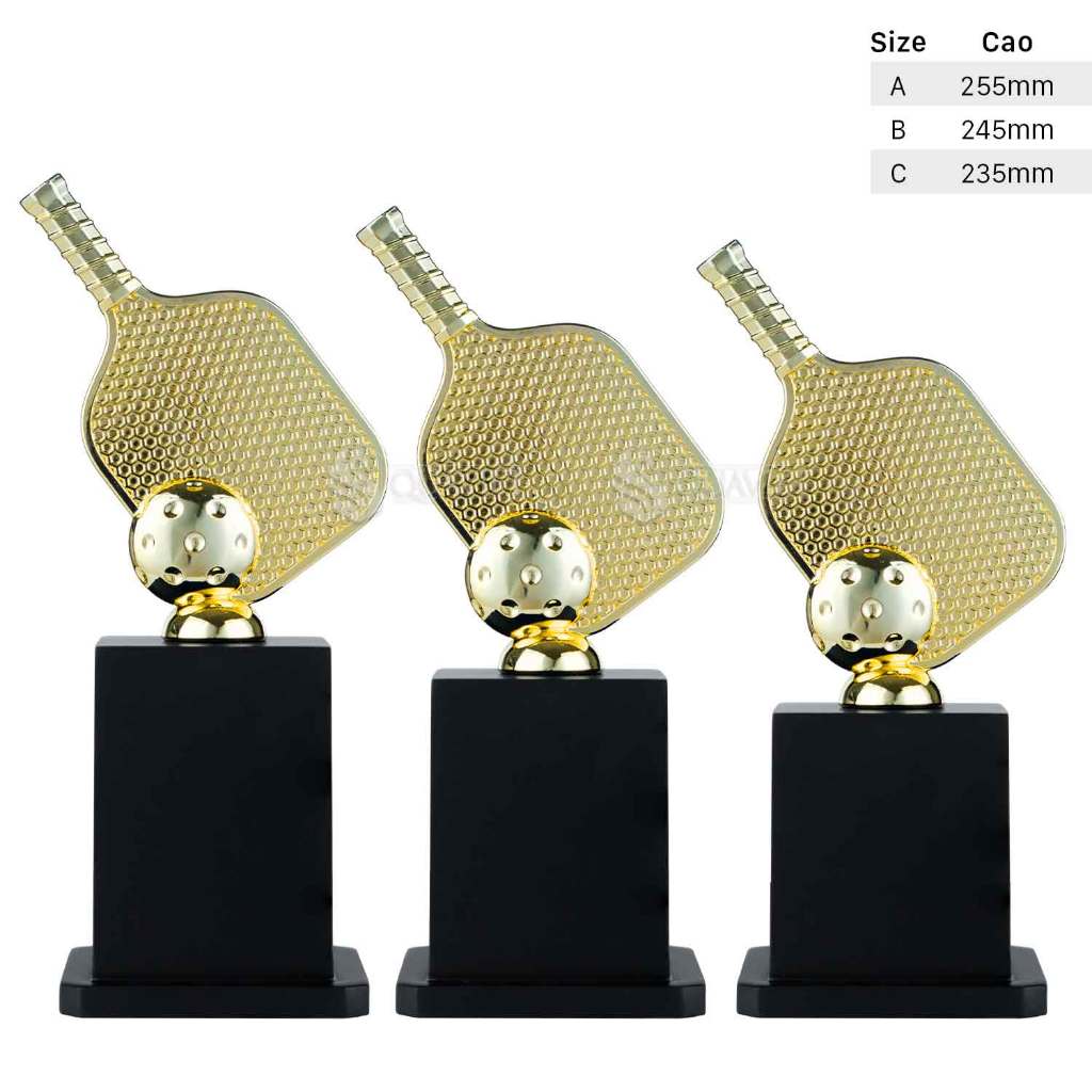 Cúp Pickleball Nhựa 91V248 – Cúp Trao Giải Pickleball Cao Cấp, Cúp Thể Thao Pickleball