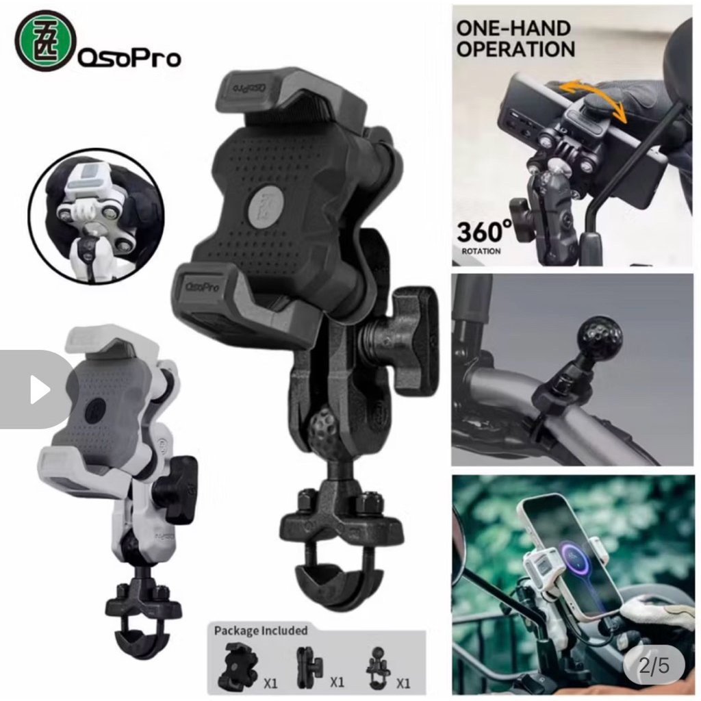 GIÁ ĐỠ ĐIỆN THOẠI OSOPRO VH MOUNT CHÍNH HÃNG (CHÂN GHI ĐÔNG ĐA NĂNG)