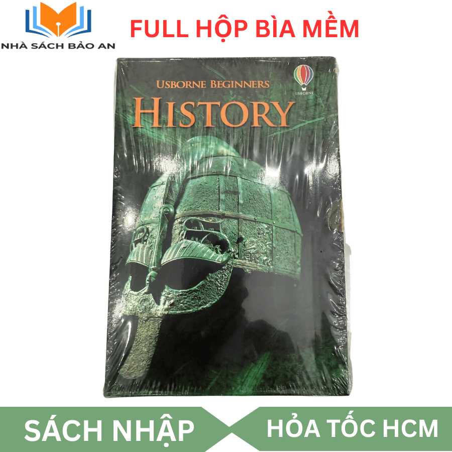 Sách - Usborne Beginner History 10 cuốn full boxset bìa mềm