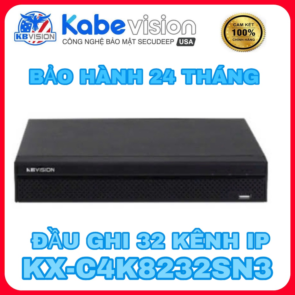 Đầu ghi hình IP 32 kênh KBVISION KX-C4K8232SN3