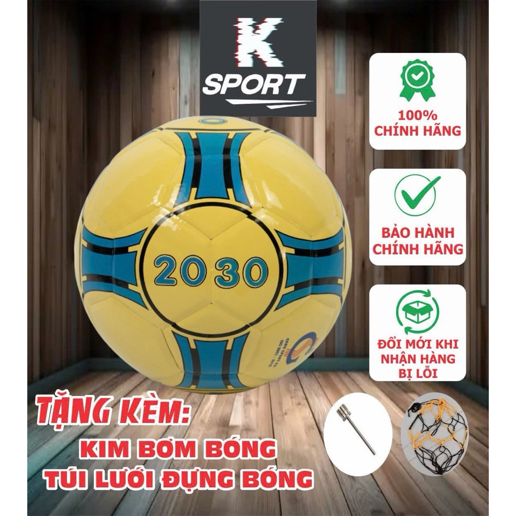 Quả Bóng 2030 GERU SPORT  Vàng Xanh Chính Hãng