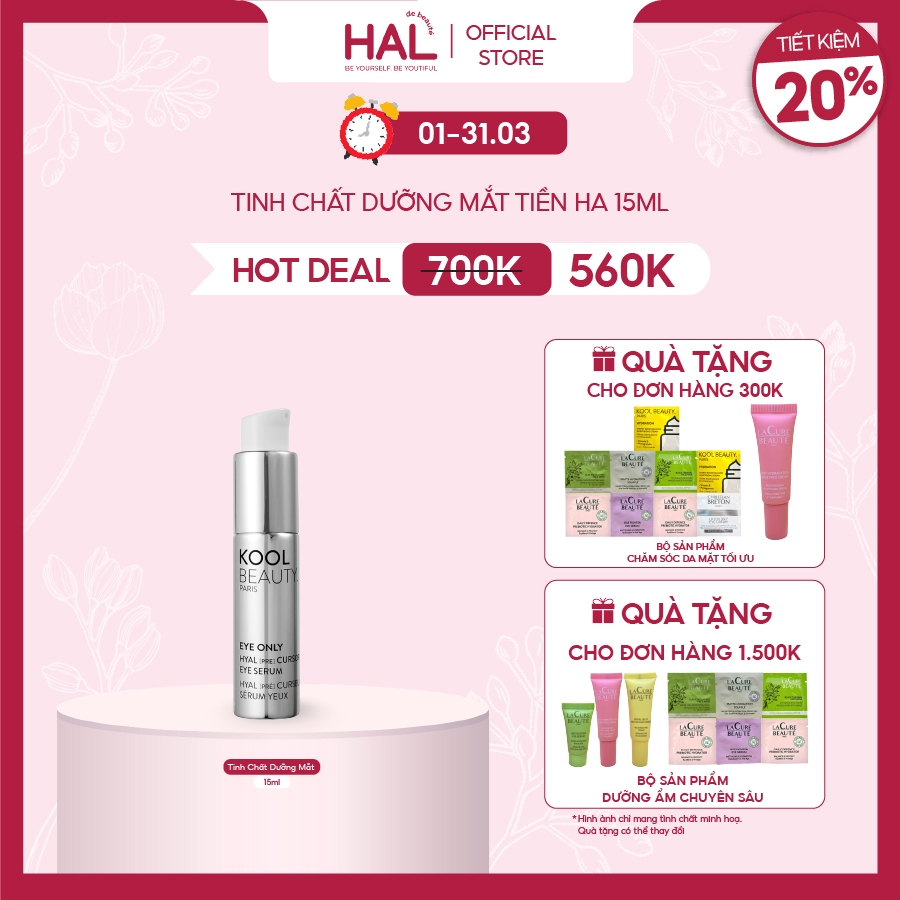 Tinh Chất Dưỡng Mắt Kool Beauty Hyal [Pre] Cursor Eye Serum 15ml