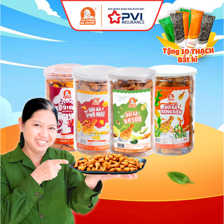 (Tặng 6 thạch healthy) COMBO TỨ ĐẠI ĐÙI GÀ - ĂN CÙNG BÀ TUYẾT M67