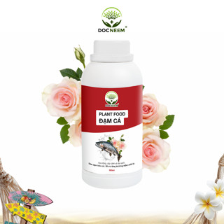 Phân cá hữu cơ DOCNEEM 500ml - 1000ml – Đạm cá Fish Emulsion cho hoa hồng, rau sạch, cây cảnh