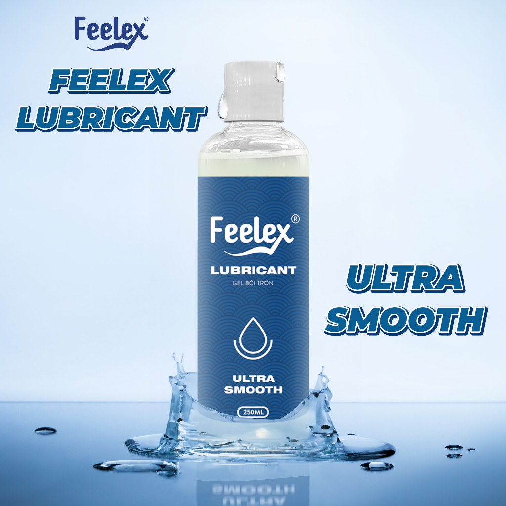 Gel bôi trơn Feelex siêu lành tính, mềm mượt lâu khô thư giãn