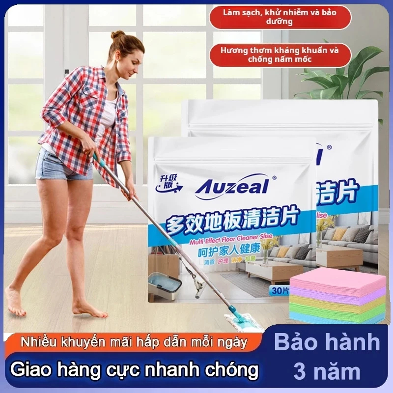 MiraLife SET 2 Nước lau sàn gói 30 miếng giấy lau sàn hòa tan có 5 mùi hương