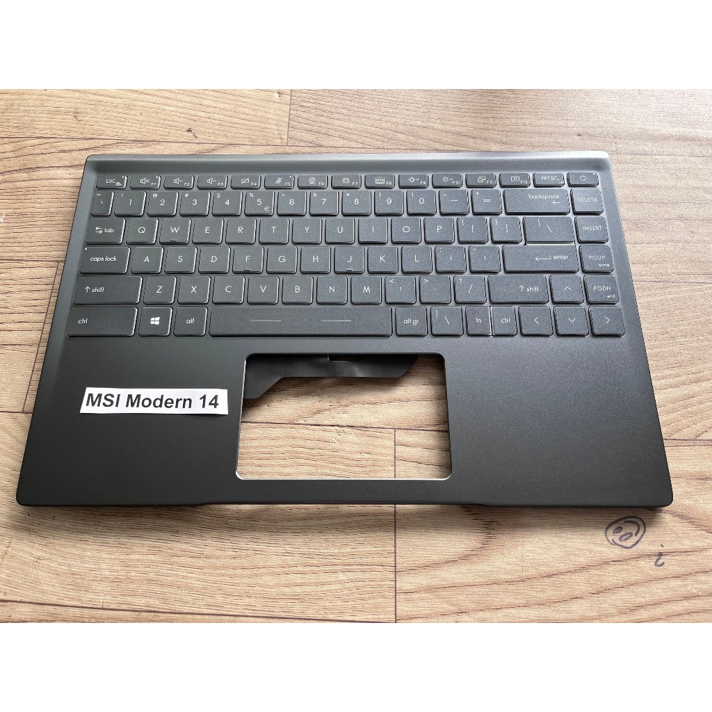 Bán vỏ MSI Modern 14 MS-14D1 MS-14D2 MS-M14 9S7-14D114 mặt C Phím led hàng cũ zin bóc máy chính hãng
