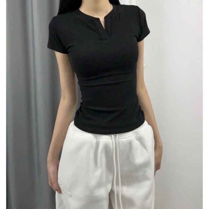 [Peinn] Áo thun cổ trụ tàu ôm body cotton  E44 Kenco Clothing Sài Gòn M305 | BigBuy360 - bigbuy360.vn