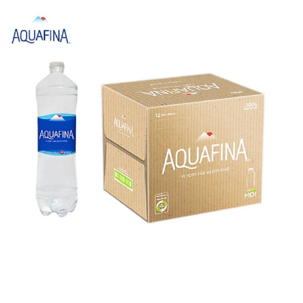 [Hỏa Tốc] - Thùng Nước Suối Aquafina 1,5L (12 Chai) / 5L (4 Chai) – Nước Uống Tinh Khiết Đóng Chai