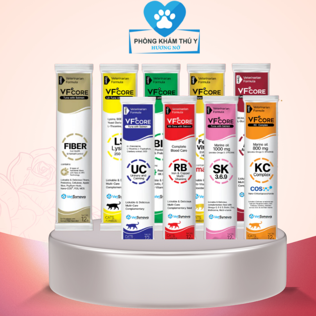 Súp thưởng cho chó mèo VF Core bổ sung chức năng - 12g/thanh