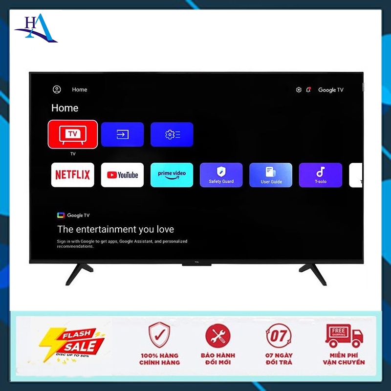 Google Tivi QLED TCL AI 4K 55 inch 55P7K (Miễn phí giao tại HCM-ngoài tỉnh liên hệ shop)