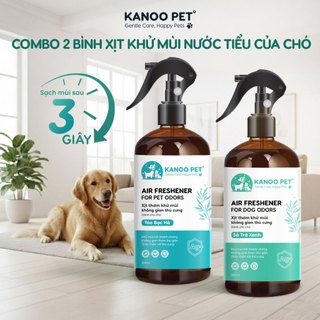 Combo 2 chai xịt khử mùi nước tiểu của chó - giúp khử tận gốc mùi hôi khai, làm thơm không gian
