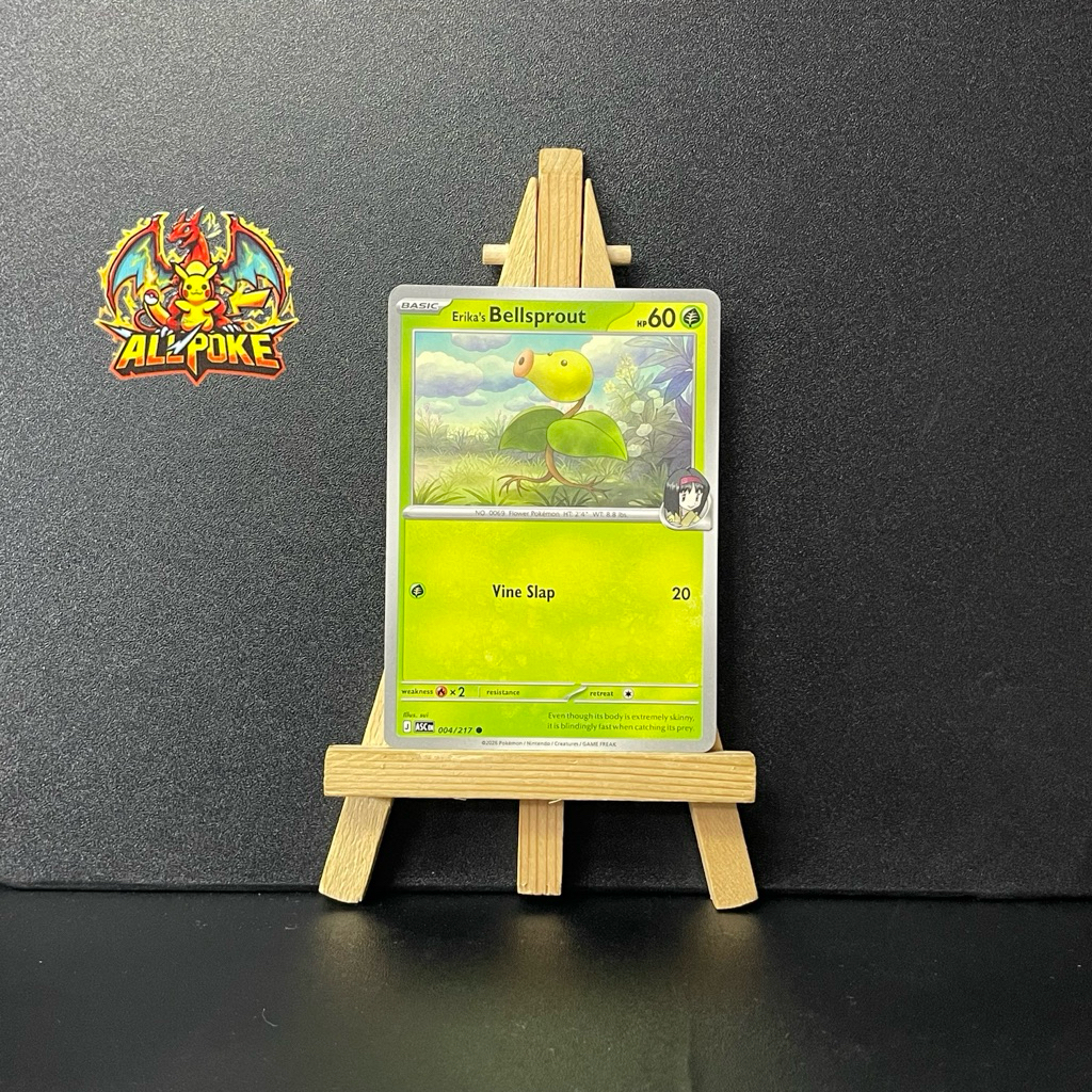 [ AllPoke ] Thẻ Bài Pokemon TCG,Erika's Bellsprout 004/217  -M-NM